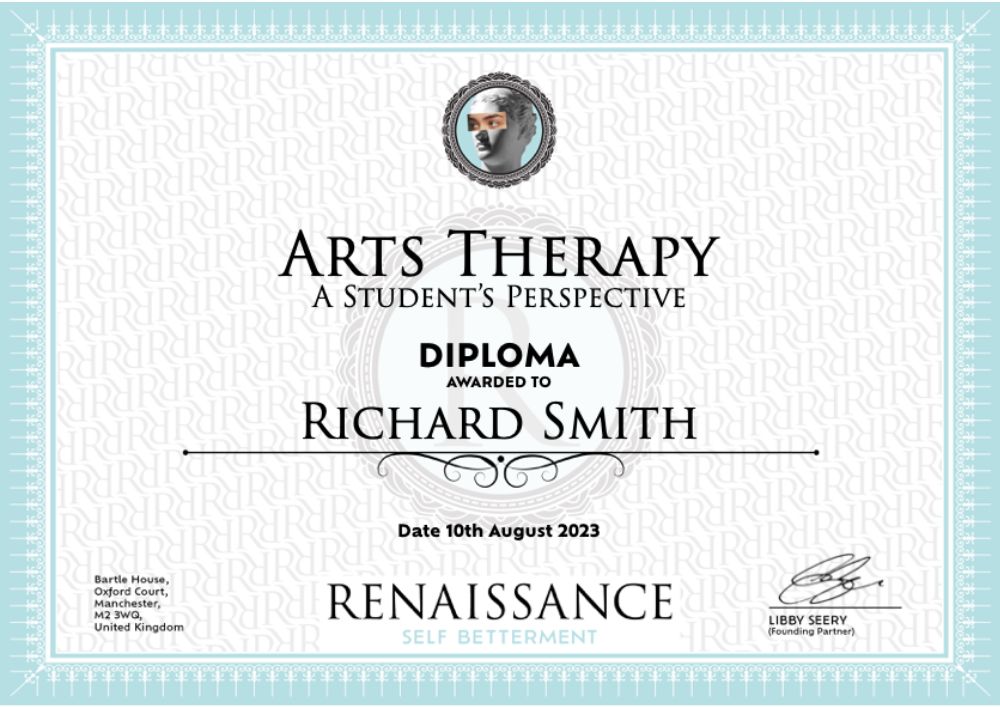 An example of renaissance self betterment's diploma for art therapy a student's perspective
